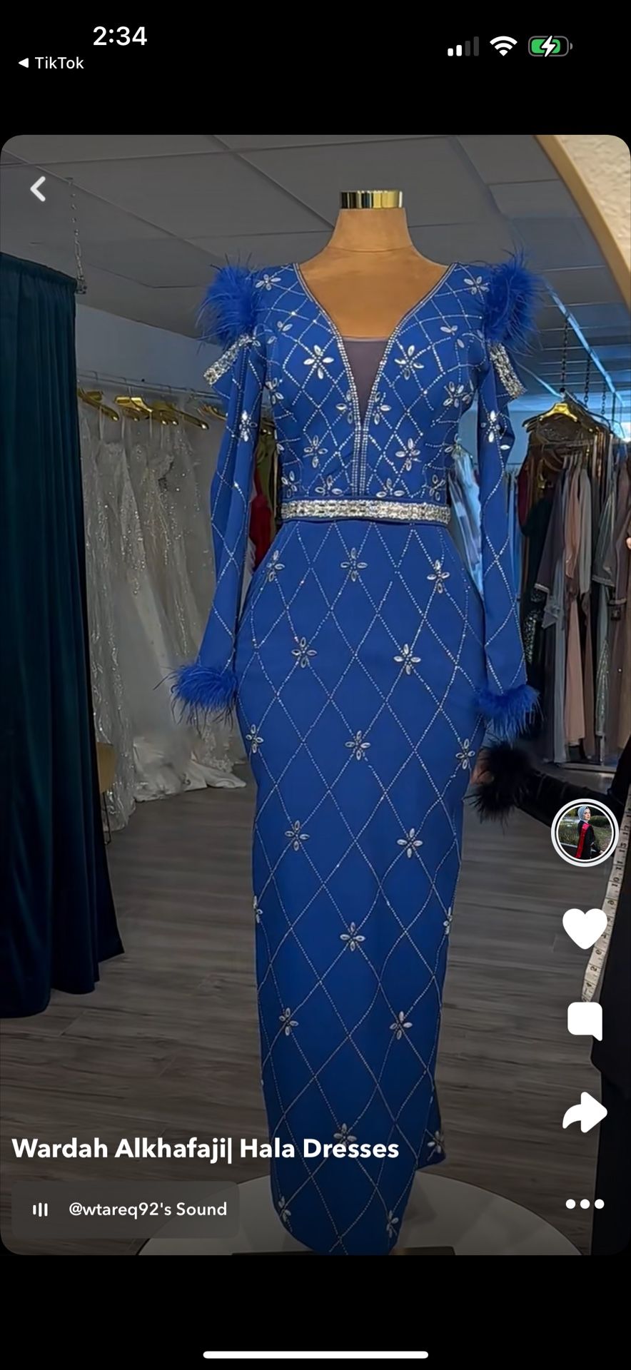 Dress size large as a new
