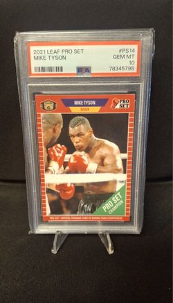 2021 MIKE TYSON LEAF PRO SET PSA 10