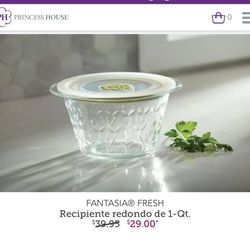 Disponible Recipiente De 1 Qt