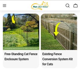 *50% OFF* 300 foot Purrfect Fence Animal Enclosure Fencing for Cat/Dog