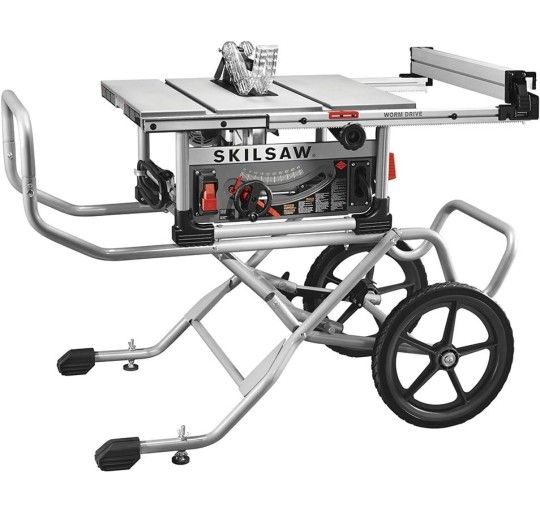 SKIL 10 Inch Heavy Duty Worm Drive Table Saw with Stand - SPT99-11