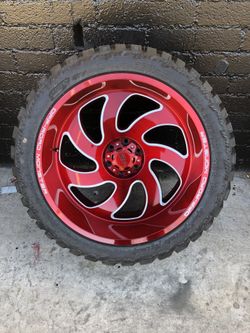 Set de rin 24x12 con llanta 35x13.50R24