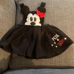 Minnie Mouse Skirt Overall