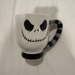 Jack Skellington Coffee Mug Cup Glass Nightmare Before Christmas Disney