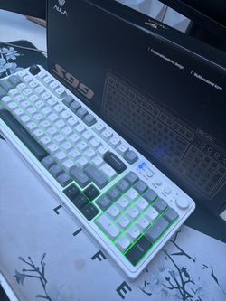 🎮 AULA S99 Wireless RGB Gaming Keyboard — White