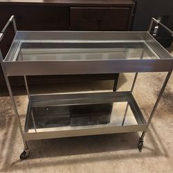 Crate & Barrel Libations Cart