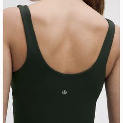 Dark Green Lululemon Align Tank