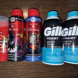 shave foam and deodorant boundle