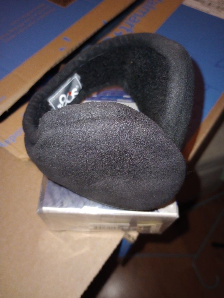Earmuffs Winter Very Warm Black