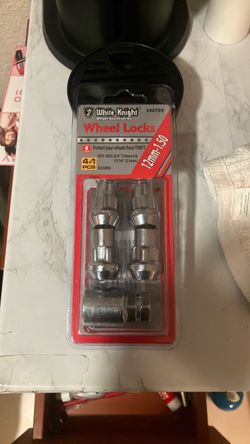 Wheel locks 12mm-1.50 white knight acorn