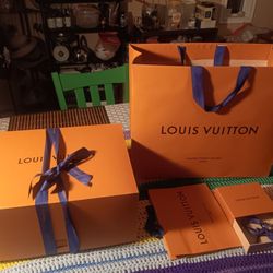 Louie Vuitton Large Box An Small Box With  Bags