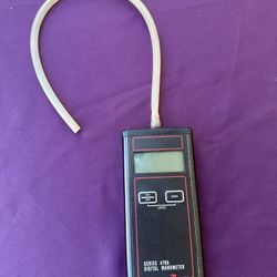 Dwyer 476A-0 Digital Manometer Range: -20 To 20 IN. W.C. Max Press 5 PSI