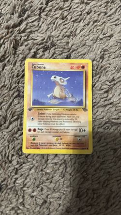 Cubone Pokémon Card
