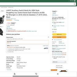 Lasfit Auxiliary Switch Bank Kit