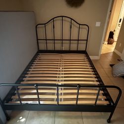 IKEA Black Bed frame 
