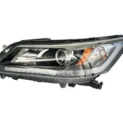  FOR 2013 2014 2015 HONDA ACCORD SEDAN LEFT DRIVER SIDE HALOGEN HEADLAMP HEADLIGHT