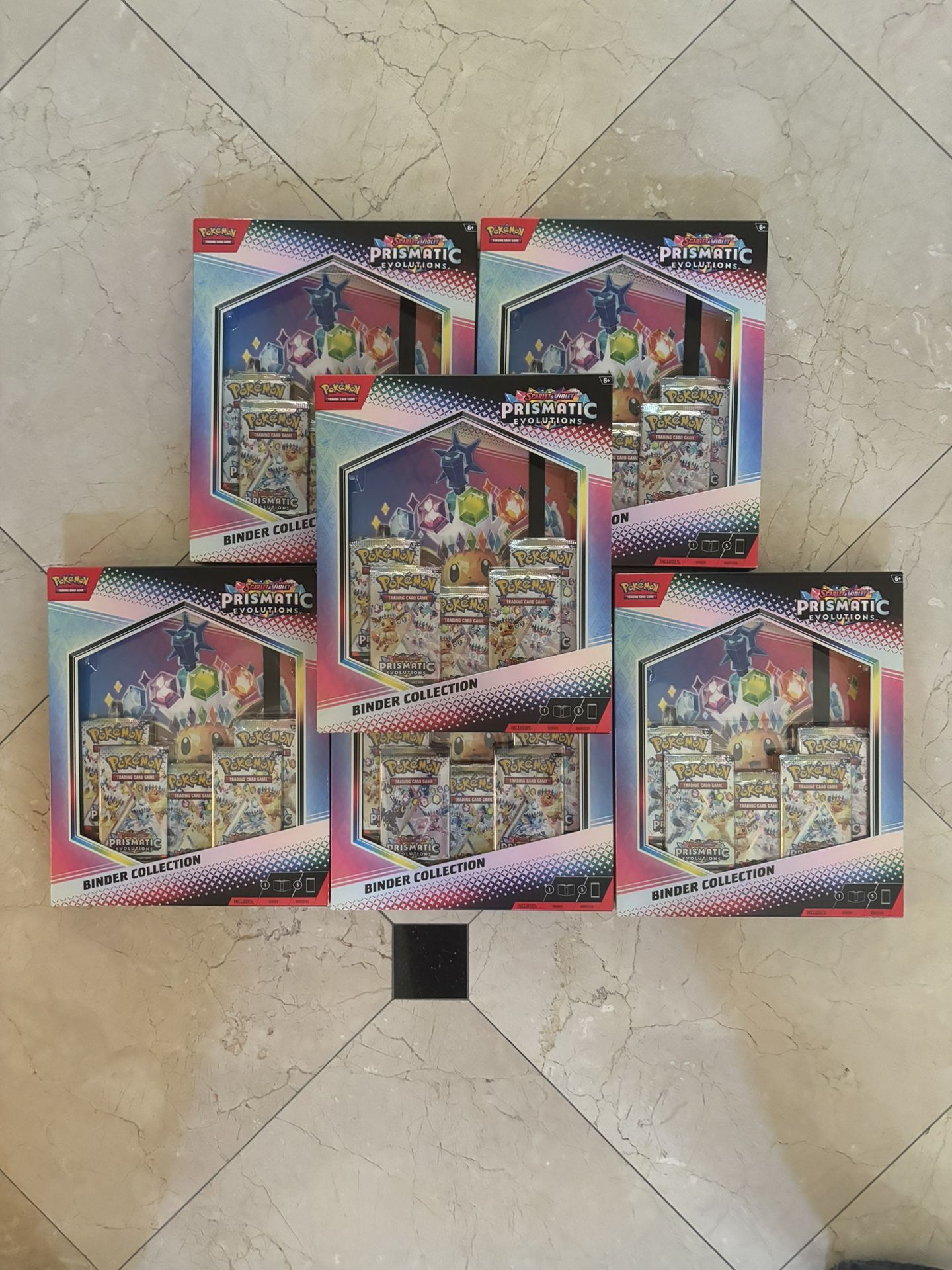 Pokemon Prismatic Evolution Binder Collection