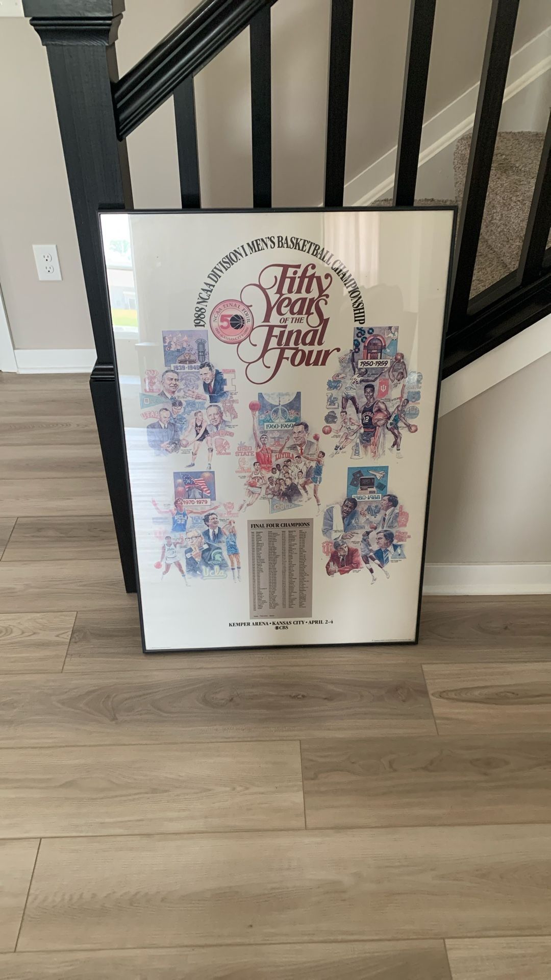 Final Four 50 Year Anniversary Framed Picture