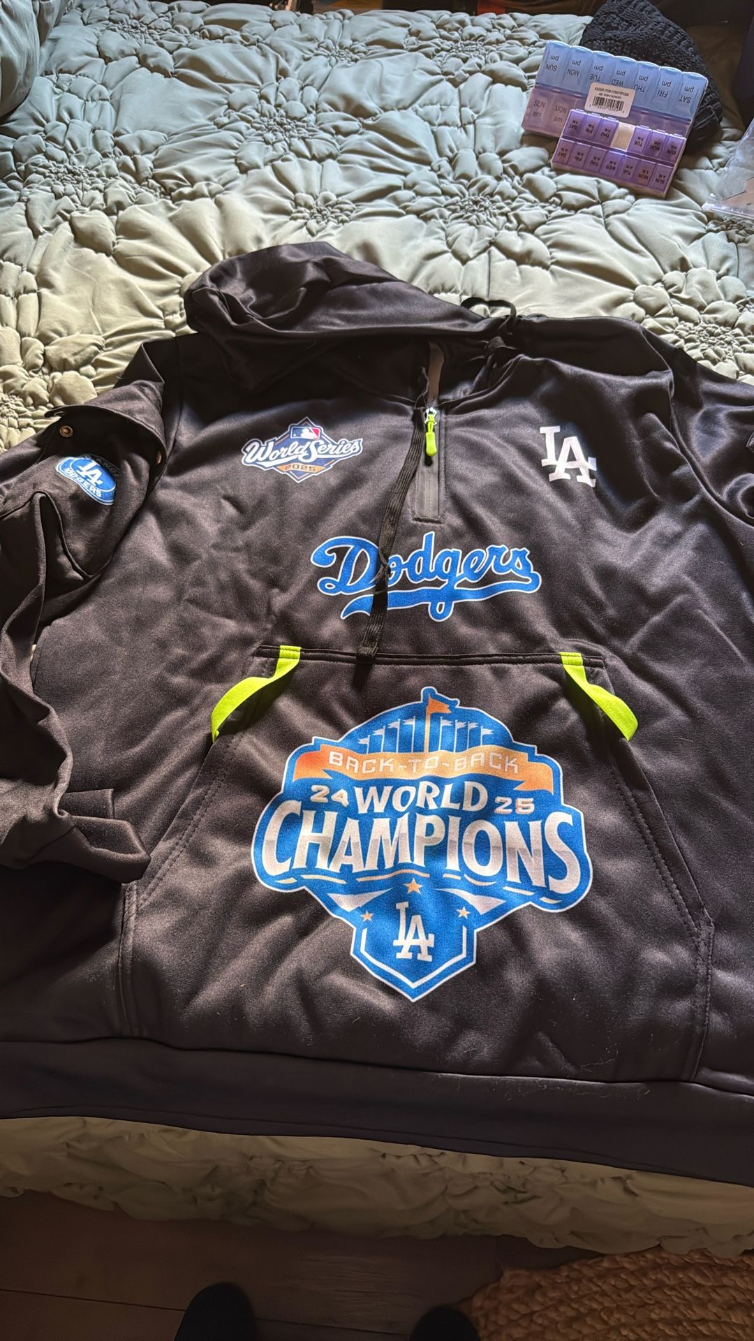 Black World Series Hoodie