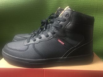 LEVI’S JEFFREY HI CASUAL BLACK. UNISEX SZ 5
