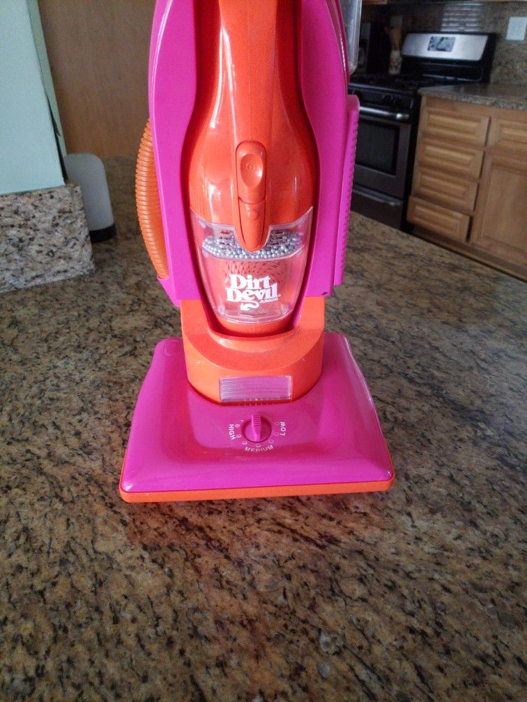 pink dirt devil toy vacuum
