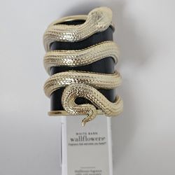 New Bath And Body Works Halloween shimmery black & gold snake wallflower plug in