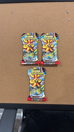 Pokémon TCG Chaos Rising Booster Packs x3