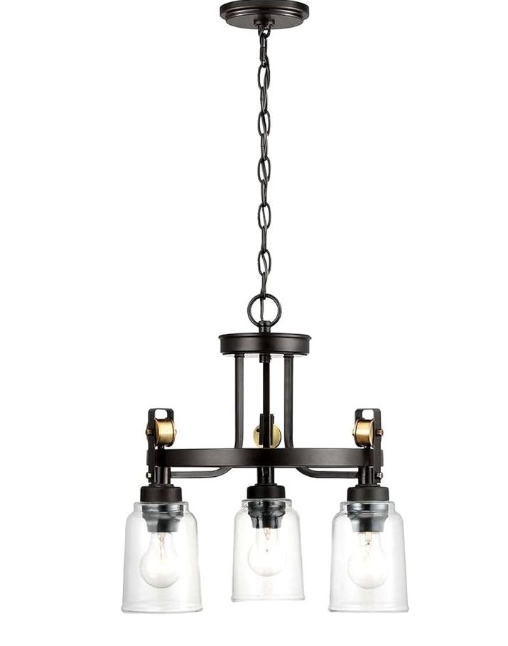 Knollwood 3-Light Blackened Bronze