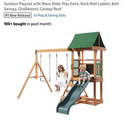 New in box! Playground swing slide set