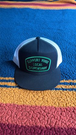 Support Your Local Dispensary Trucker Hat Dixxon flannel company