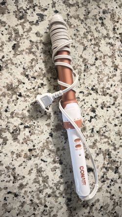 Conair Curling Iron Rose Gold White