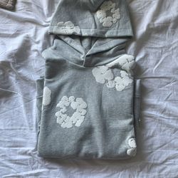 Spider Hoodie Gray Medium