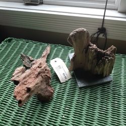 2 PIECES OF BRAND NEW MALAYSIA N DRIFT WOOD 5 DOLLARS