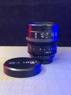 IRIX 45mm T1.5 Cine Lens PL  Mount (Feet not included)