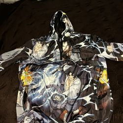 Naruto Sasuke Puffer Jacket