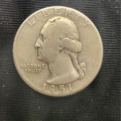 1951 Silver Quarter