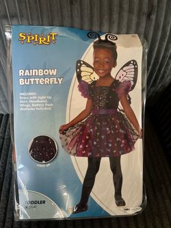 Spirit Rainbow Butterfly Toddler Halloween Costume