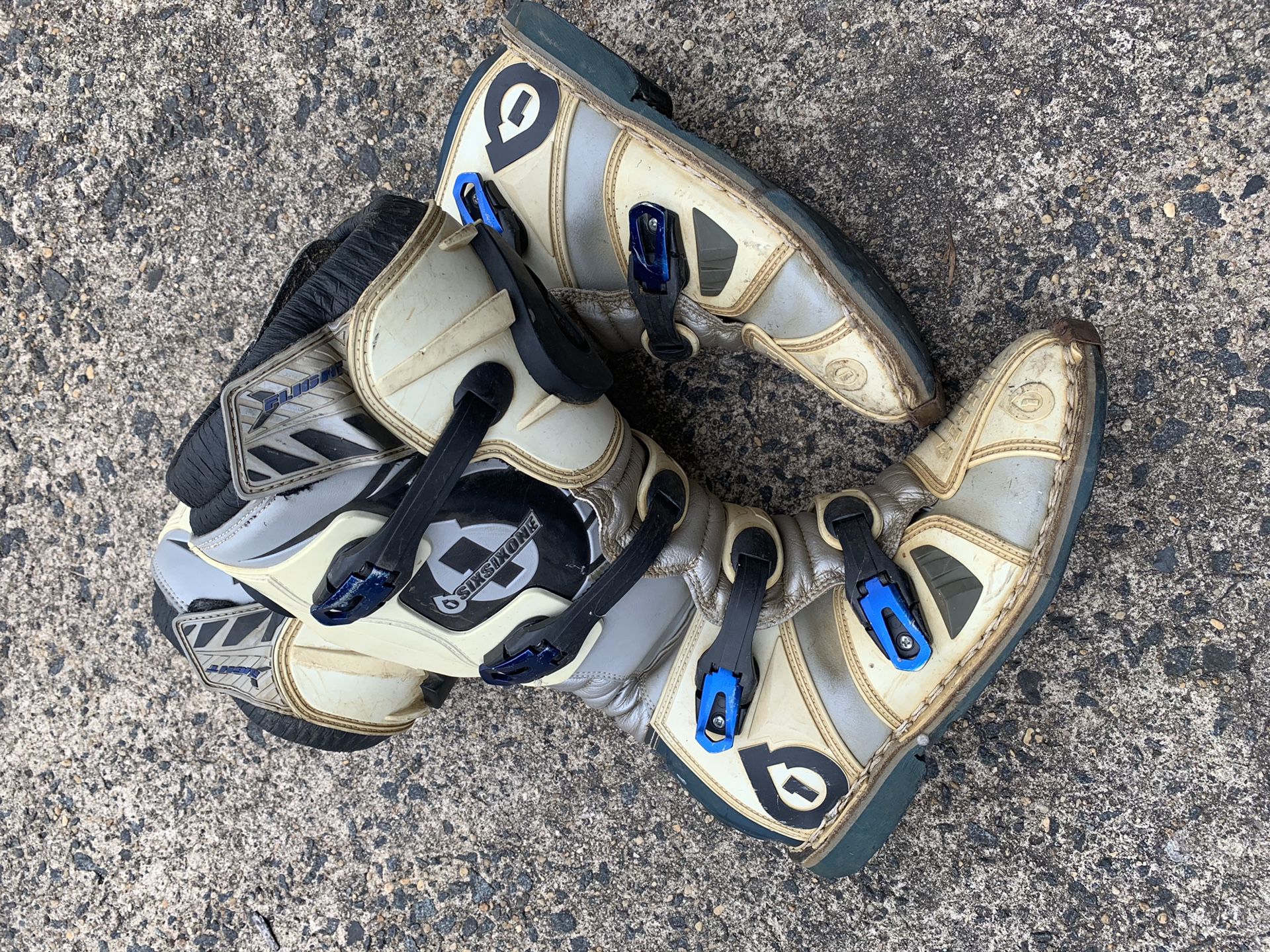 Six One Motocross Flight Boots (Size 12)