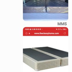 King Size New 2box Spring Can Deliver 