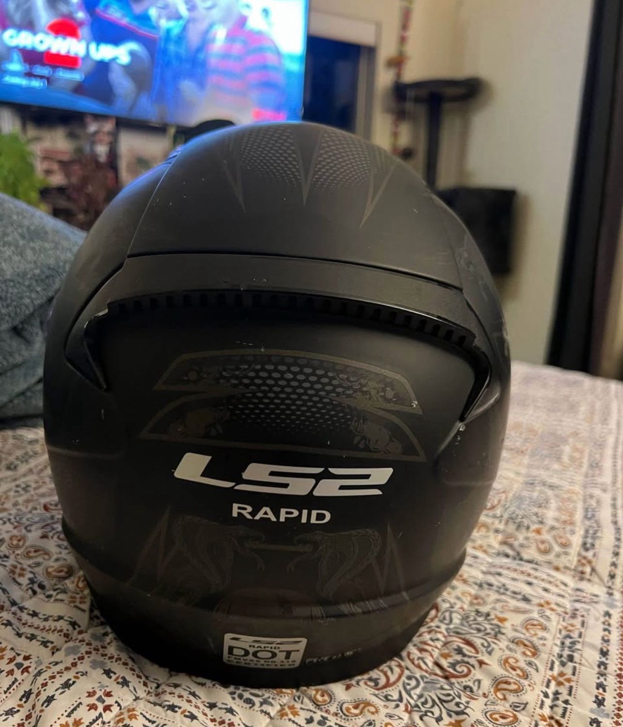 Ls2 Rapid Motorcycle Helmet Medium Size
