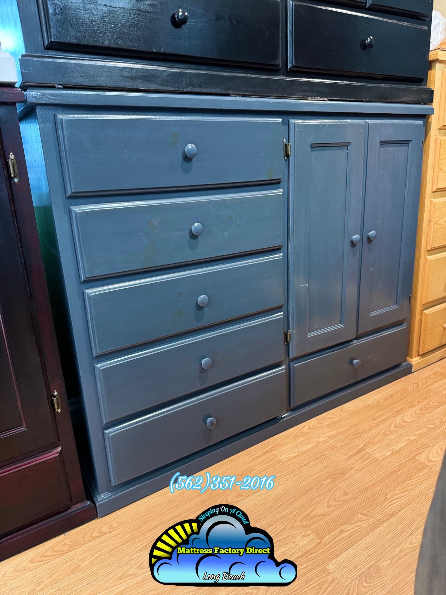 Grey Pinewood Wardrobe Closet New Cajonera Comoda