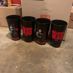 Walking Dead Glass Cups