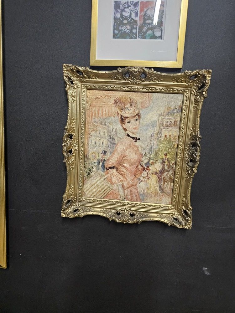 Gold Framed Vintage Art