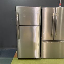 New Stainless Steel Top Freezer Refrigerator‼️‼️