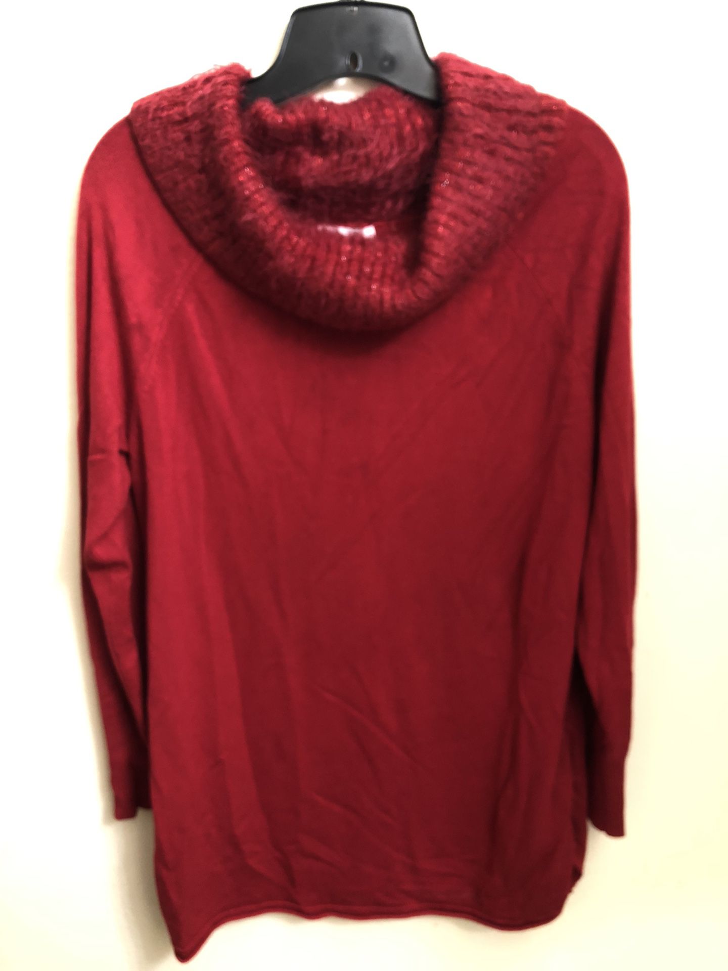 Red Shawl Sweater 
