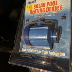 Solar Pool Heating Device 