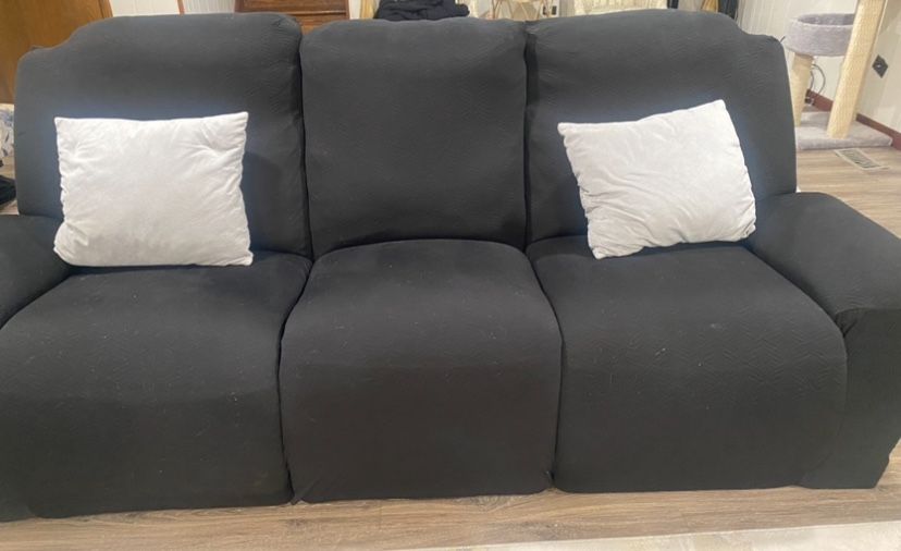 2 Reclining Sofas With Led Lights $475 For Both