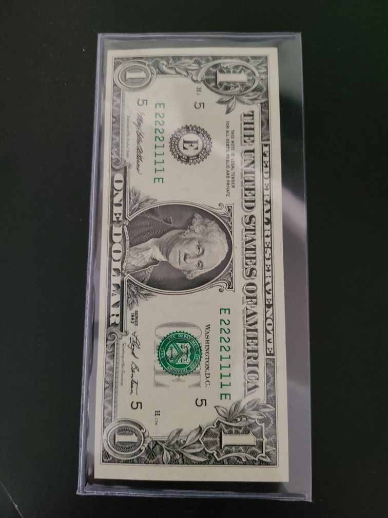 1 Dollar Bill Double Quad