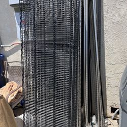 2 Black And 1 Silver U-line Brand Metal Racks 