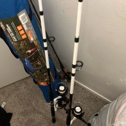 Fishing Rods  And Ozark Teal 